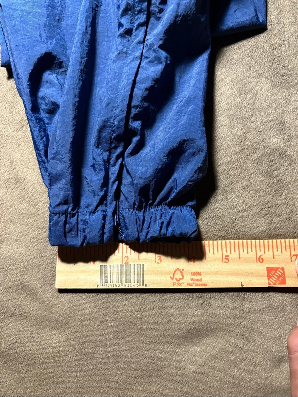 Nike Vintage Blue Nylon Track Pants – Size Medium